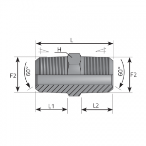 Adaptor male BSPT – male BSPT. (ANKK)